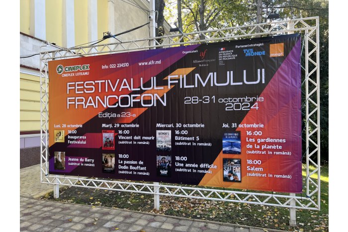 Festivalul Filmului Francofon a început la Chișinău: șapte creații cinematografice vor putea fi vizionate gratuit la Cineplex Loteanu