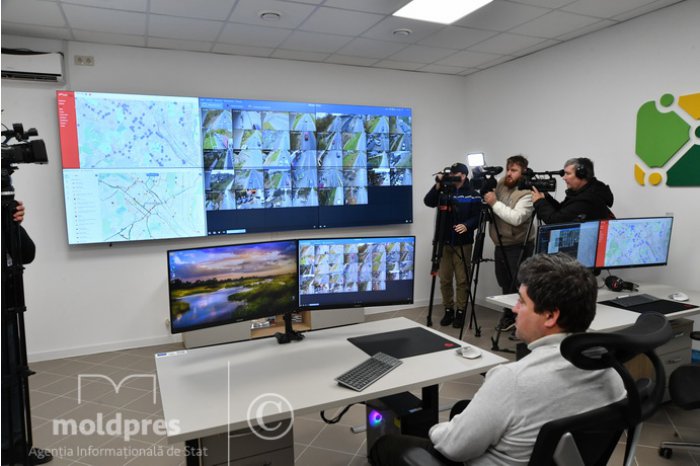 PHOTO Traffic monitoring centre inaugurated in Moldovan capital with EU's support