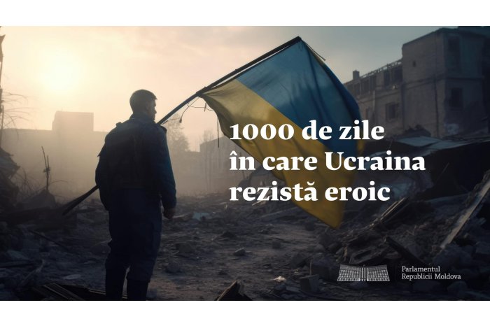 O mie de zile de război în Ucraina // Igor Grosu: „Poporul ucrainean merită și trebuie să fie învingător”