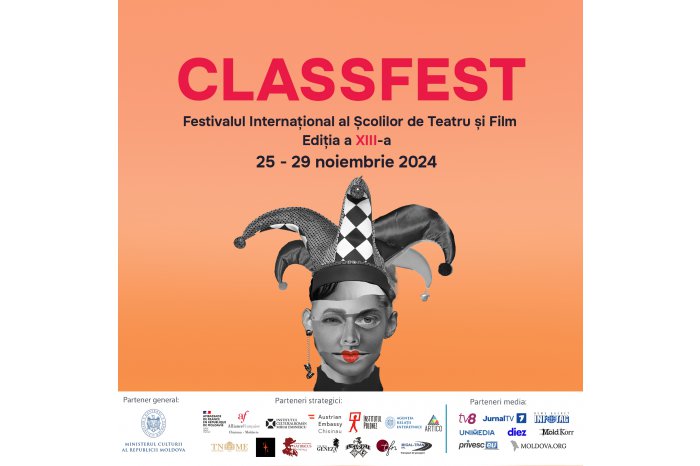 Festivalul Internațional al Școlilor de Teatru și Film CLASSFEST se deschide la Chișinău. „O platformă dinamică de dialog intercultural”